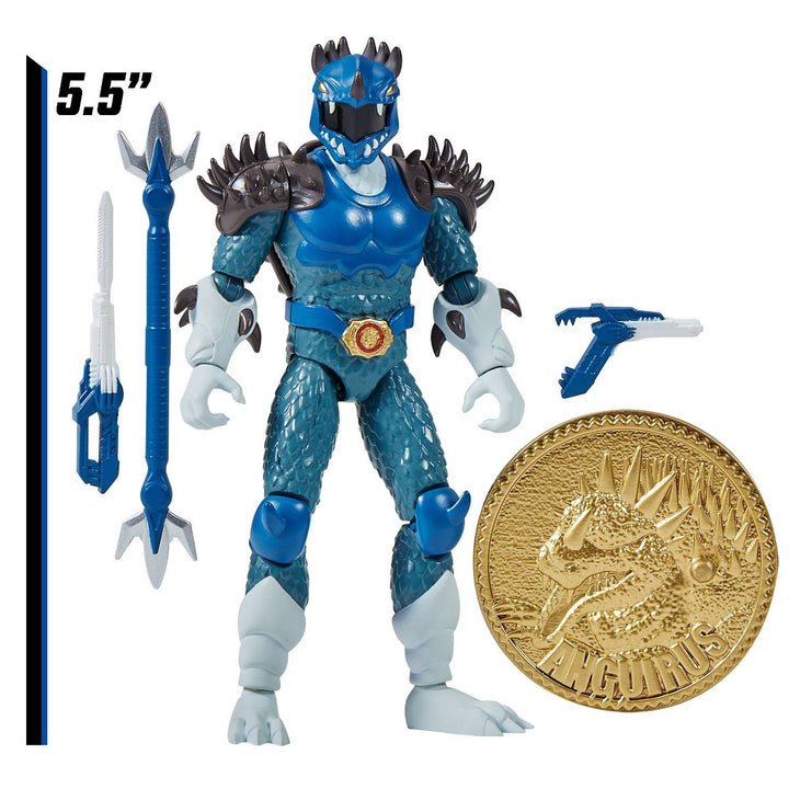 Godzilla vs Mighty Morphin Power Rangers Kaiju Ranger Blue Anguirus Action Figure