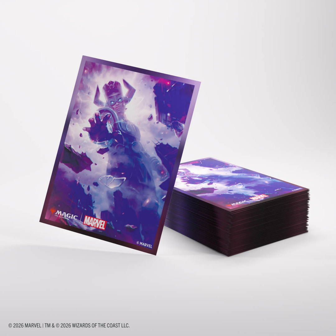 Gamegenic: Magic: The Gathering | Marvel Super Heroes Premium Art Sleeves - Galactus Token