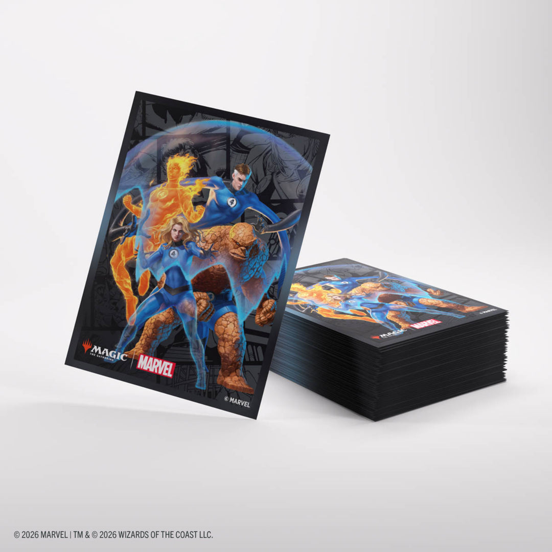 Gamegenic: Magic: The Gathering | Marvel Super Heroes Premium Art Sleeves - The Fantastic Four