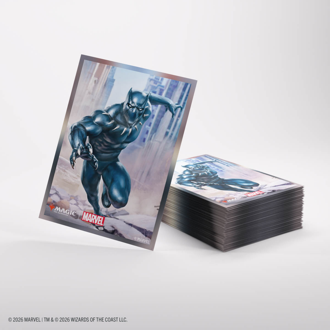 Gamegenic: Magic: The Gathering | Marvel Super Heroes Premium Art Sleeves - Black Panther