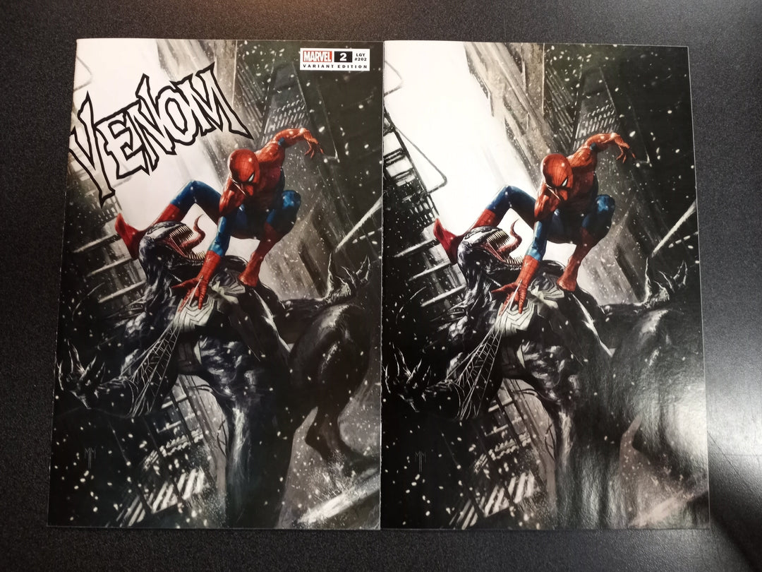 Venom #2 Marco Mastrazzo  Trade Dress + Virgin Art Variant Set