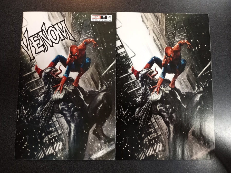 Venom #2 Marco Mastrazzo  Trade Dress + Virgin Art Variant Set