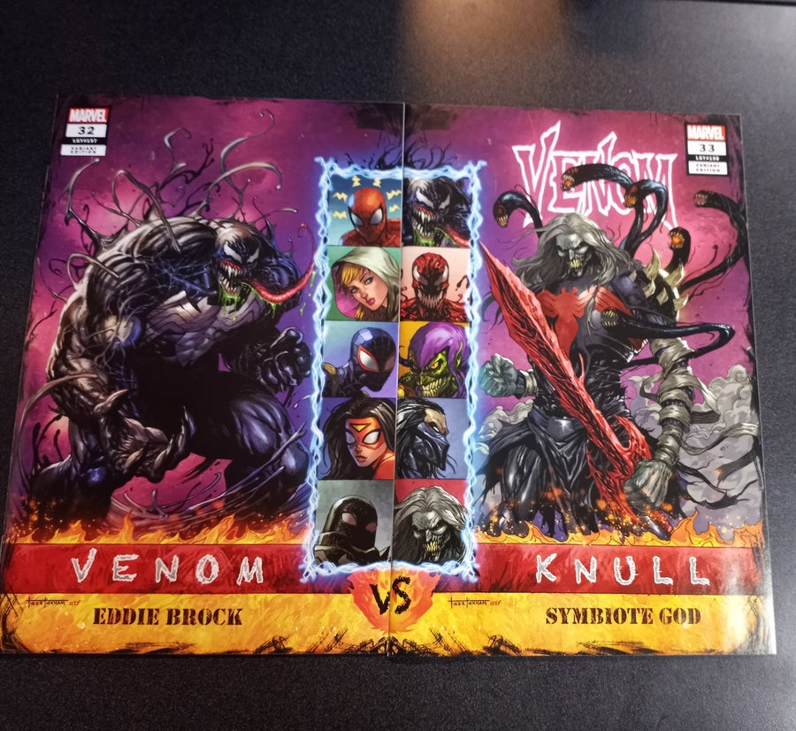 Venom #32 + #33 Tyler Kirkham Trade Dress Variant Set