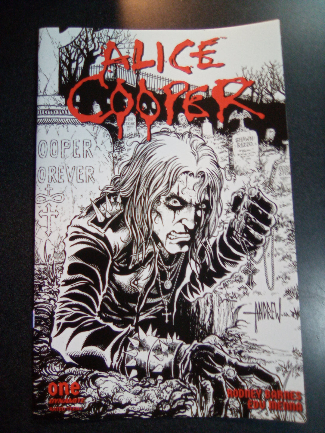 Alice Cooper #1 (Of 5) Cover G 10 Copy Variant Edition Mangum Line Art