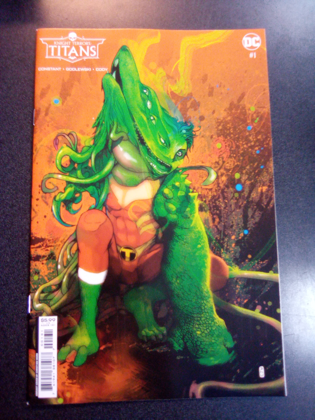 Knight Terrors Titans #1 (Of 2) Cover C Christian Ward Card Stock Variant