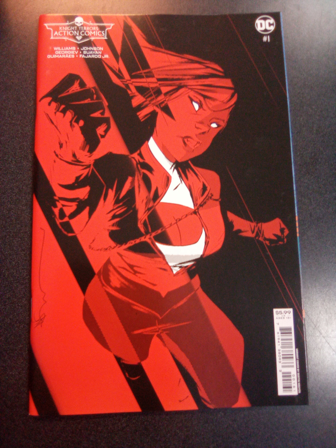 Knight Terrors Action Comics #1 (Of 2) Cover D Dustin Nguyen Midnight Card Stock Variant