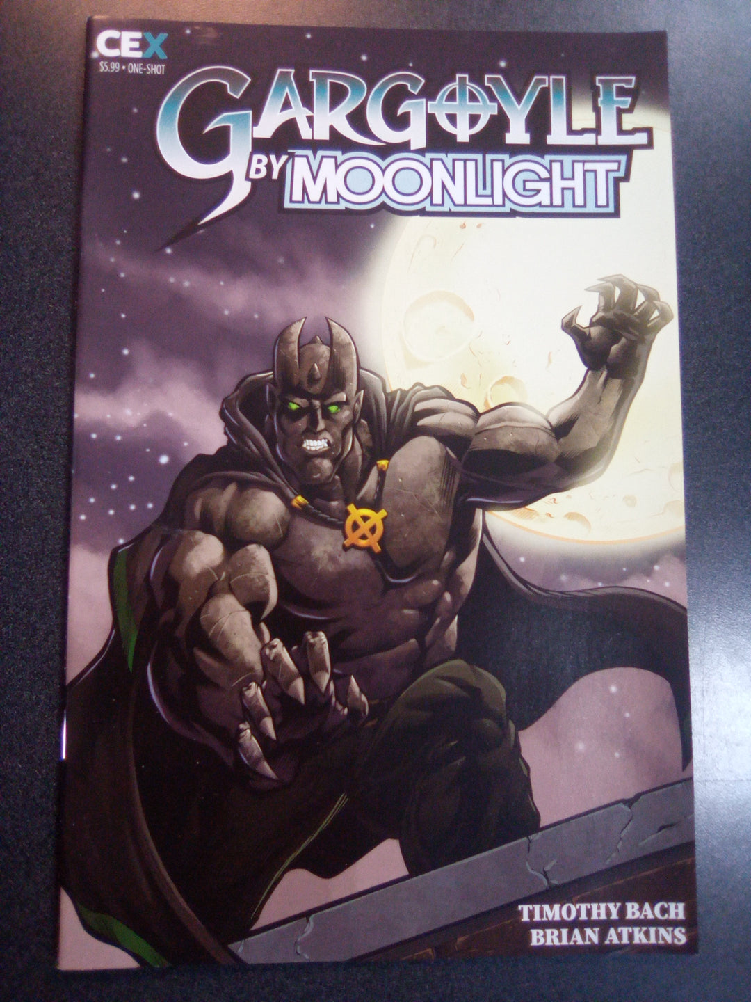 Gargoyle By Moonlight One Shot Cover A Atkins