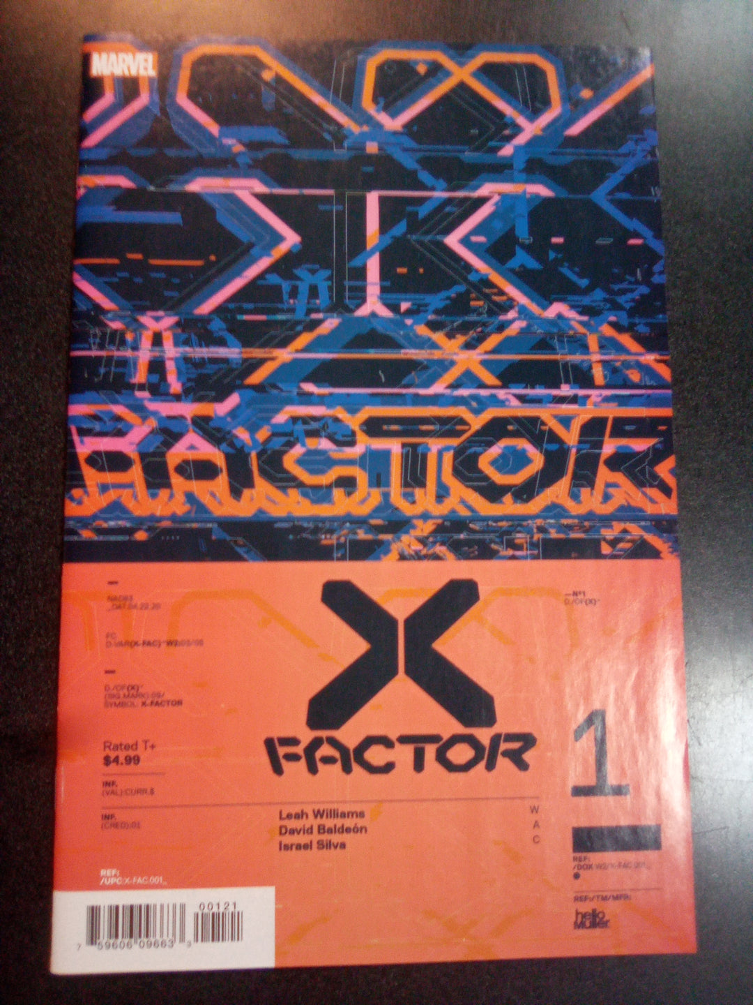 X-Factor #1 (2020) 1:10 Tom Muller Design Variant