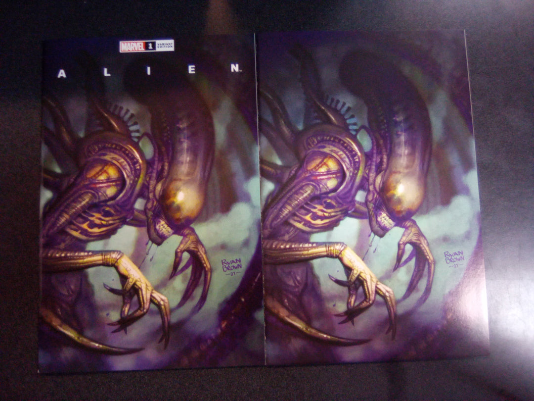 Alien #1 Ryan Brown Cover A + B Set