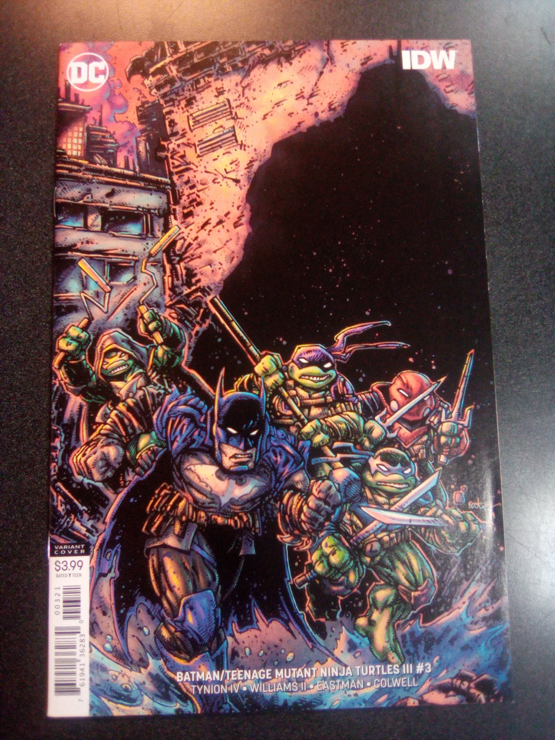 Batman Teenage Mutant Ninja Turtles III #3 Eastman Variant