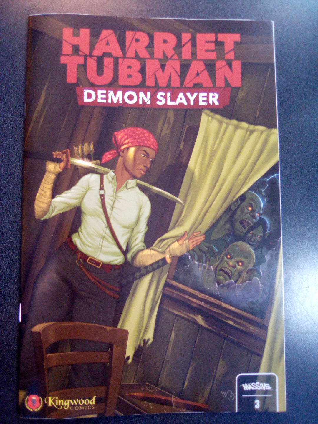 Harriet Tubman Demon Slayer #3 Cover B Barna Evil Dead Homage