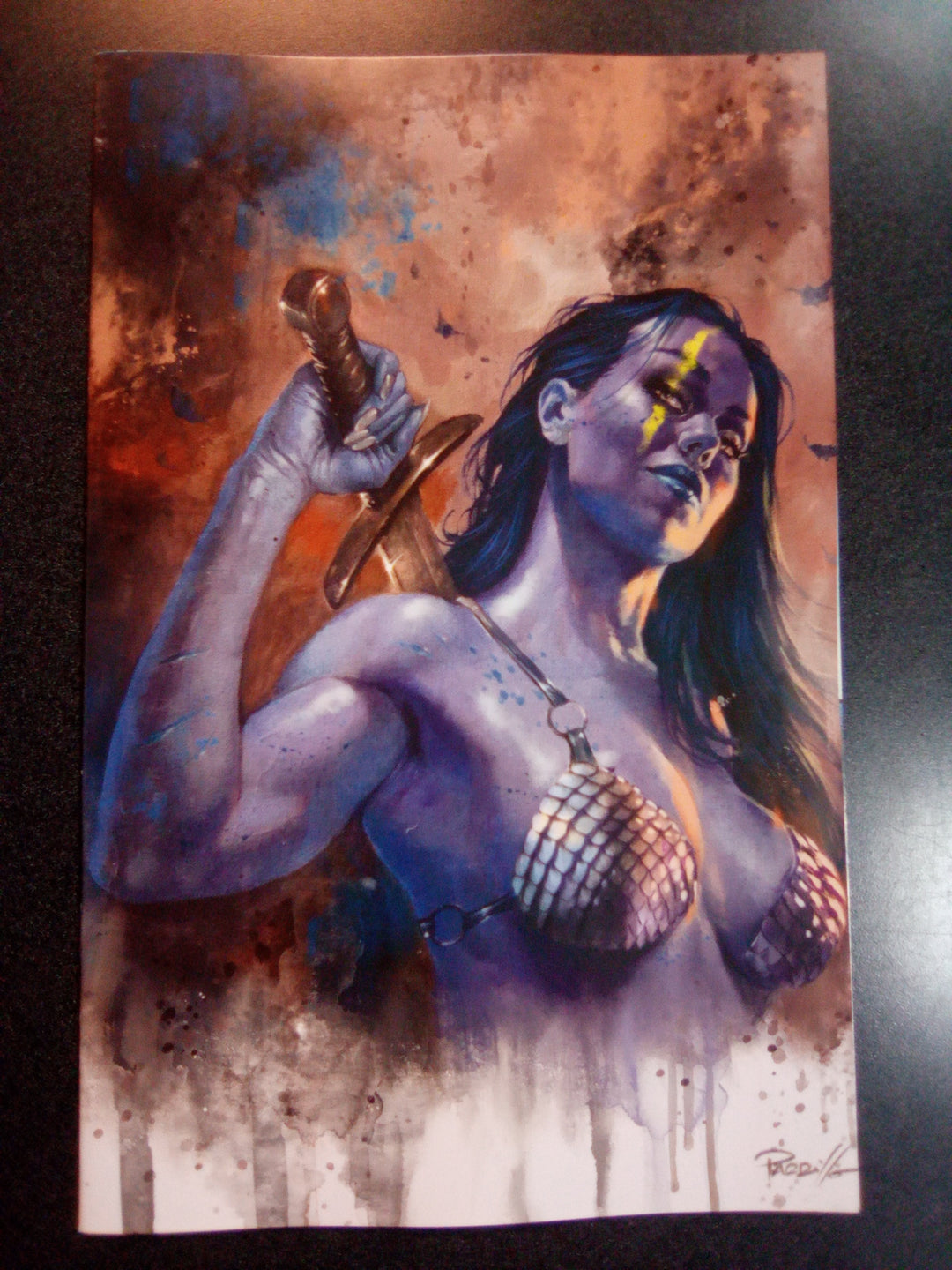 Red Sonja 2023 #7 Cover N 10 Copy Foc Variant Edition Parrillo Ultraviole