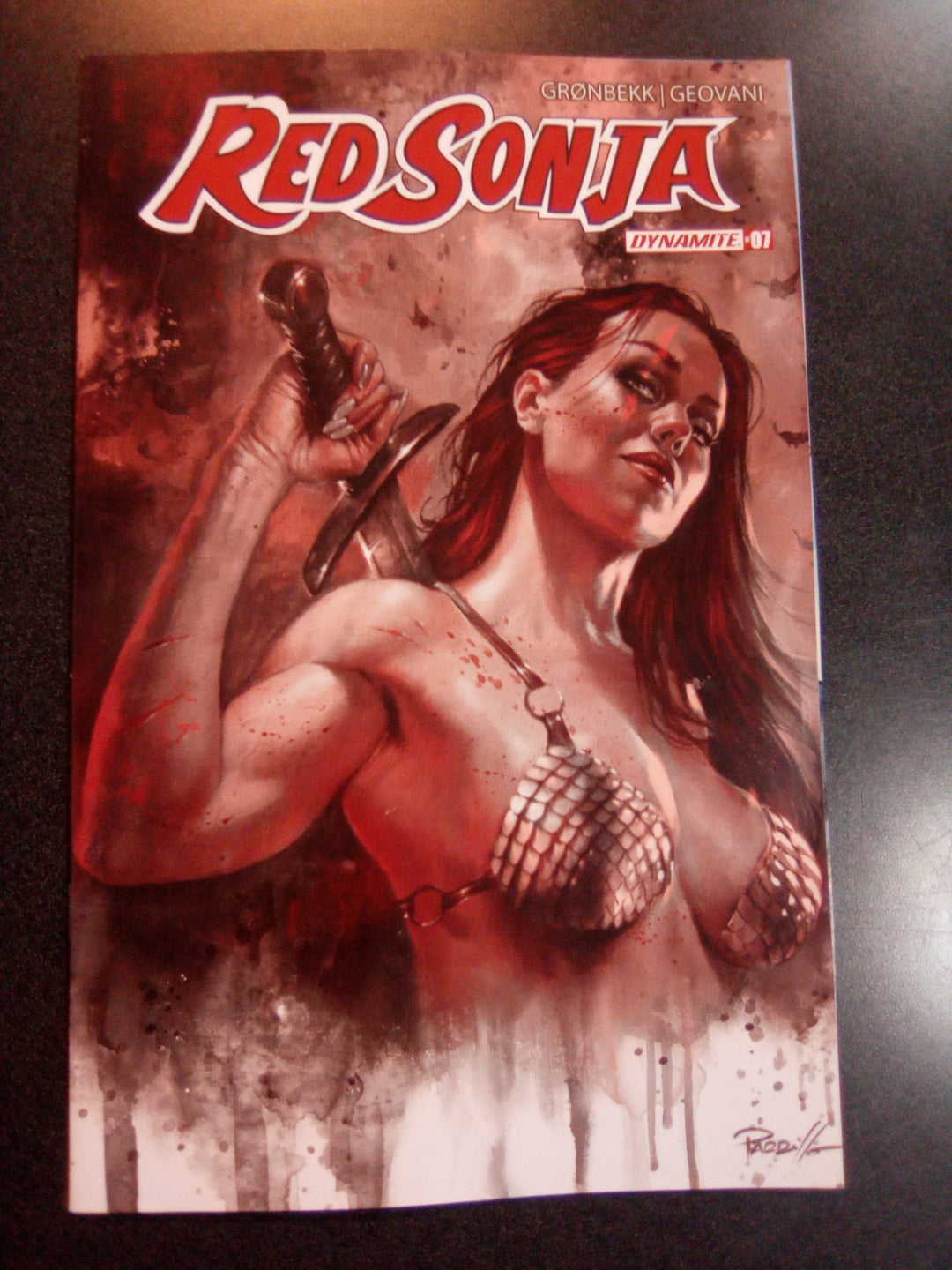 Red Sonja 2023 #7 Cover P 10 Copy Foc Variant Edition Parrillo Tint