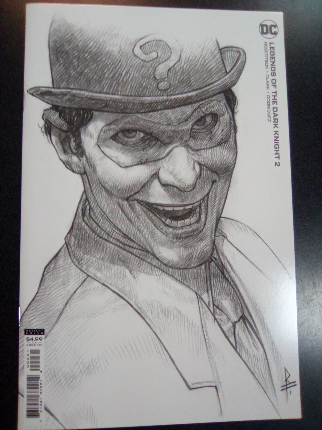 Legends of the Dark Knight #2 1:25 Federici Sketch Variant