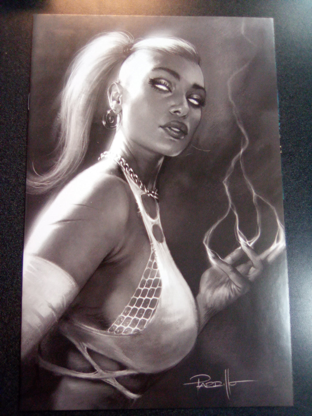Sacred Six #6 1:40 Lucio Parrillo B&W Virgin Variant