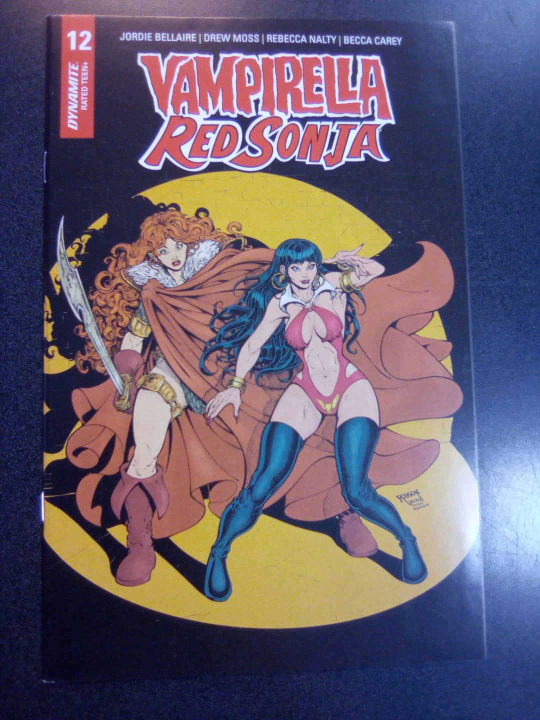 Vampirella Red Sonja #12 1:7 Will Robson Homage Variant