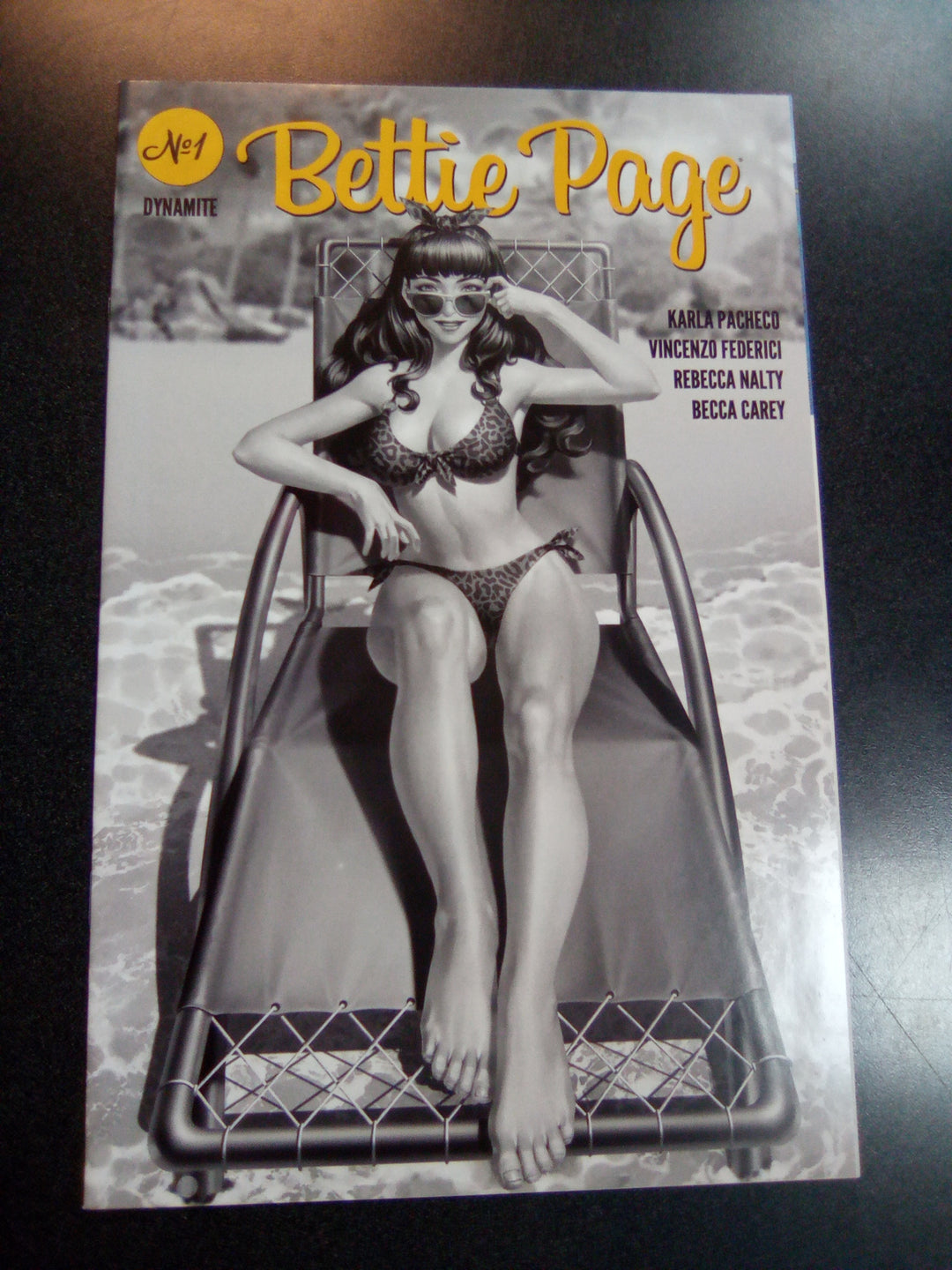 Bettie Page #1 1:25 Yoon B&W Variant