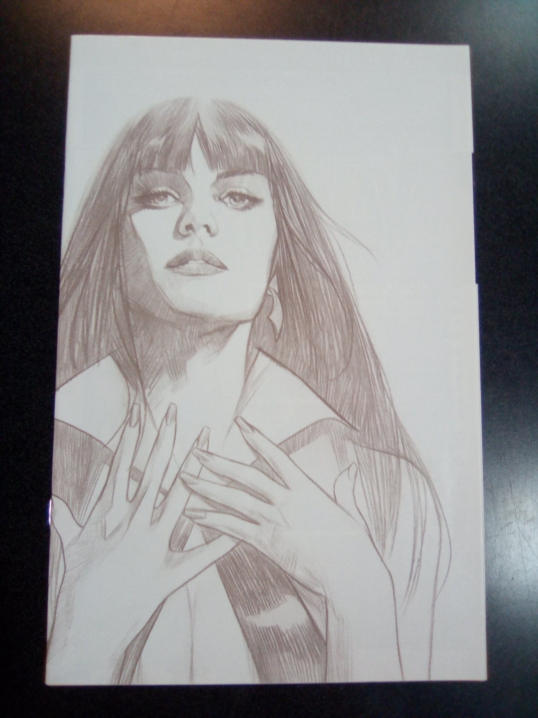 Vengeance of Vampirella #1 1:15 Ben Oliver B&W Virgin Variant