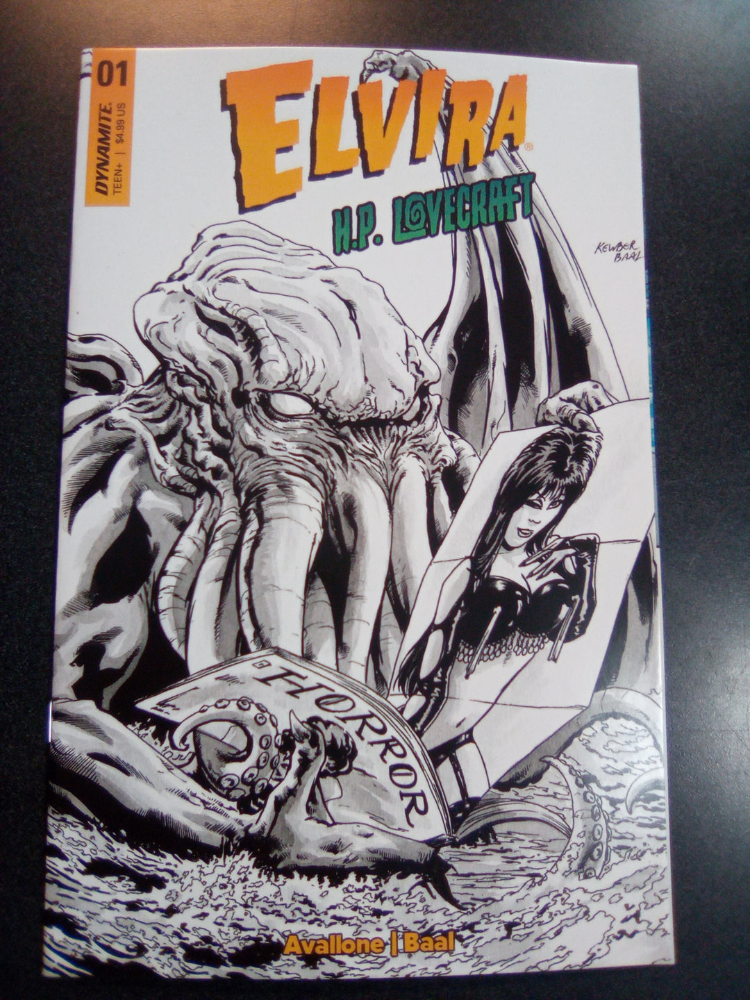Elvira Meets Hp Lovecraft #1 Cover L 7 Copy Foc Variant Edition Baal Line