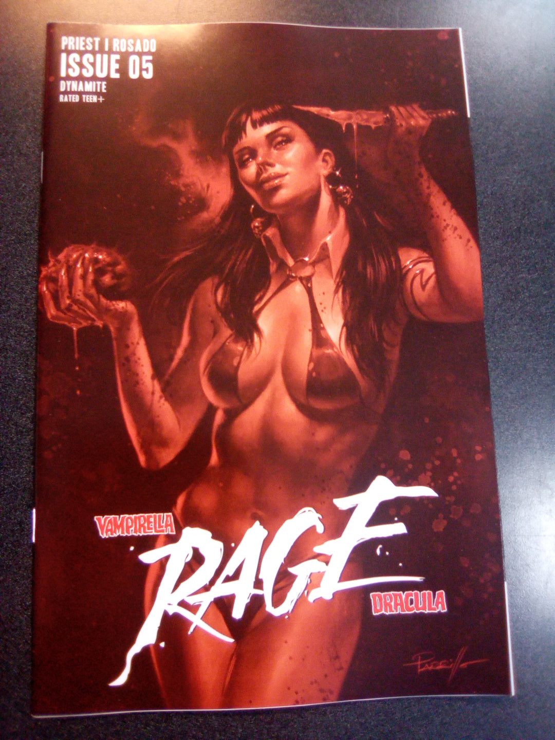 Vampirella Dracula Rage #5 Cover F 10 Copy Variant Edition Parrillo Tint