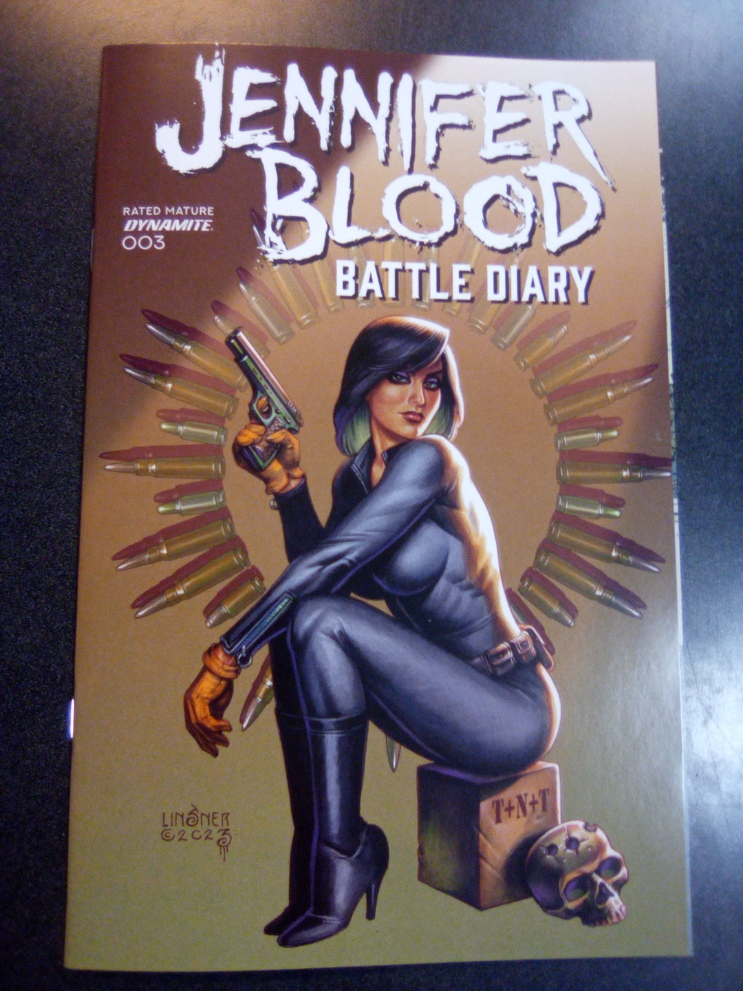 Jennifer Blood Battle Diary #3 Cover A Linsner