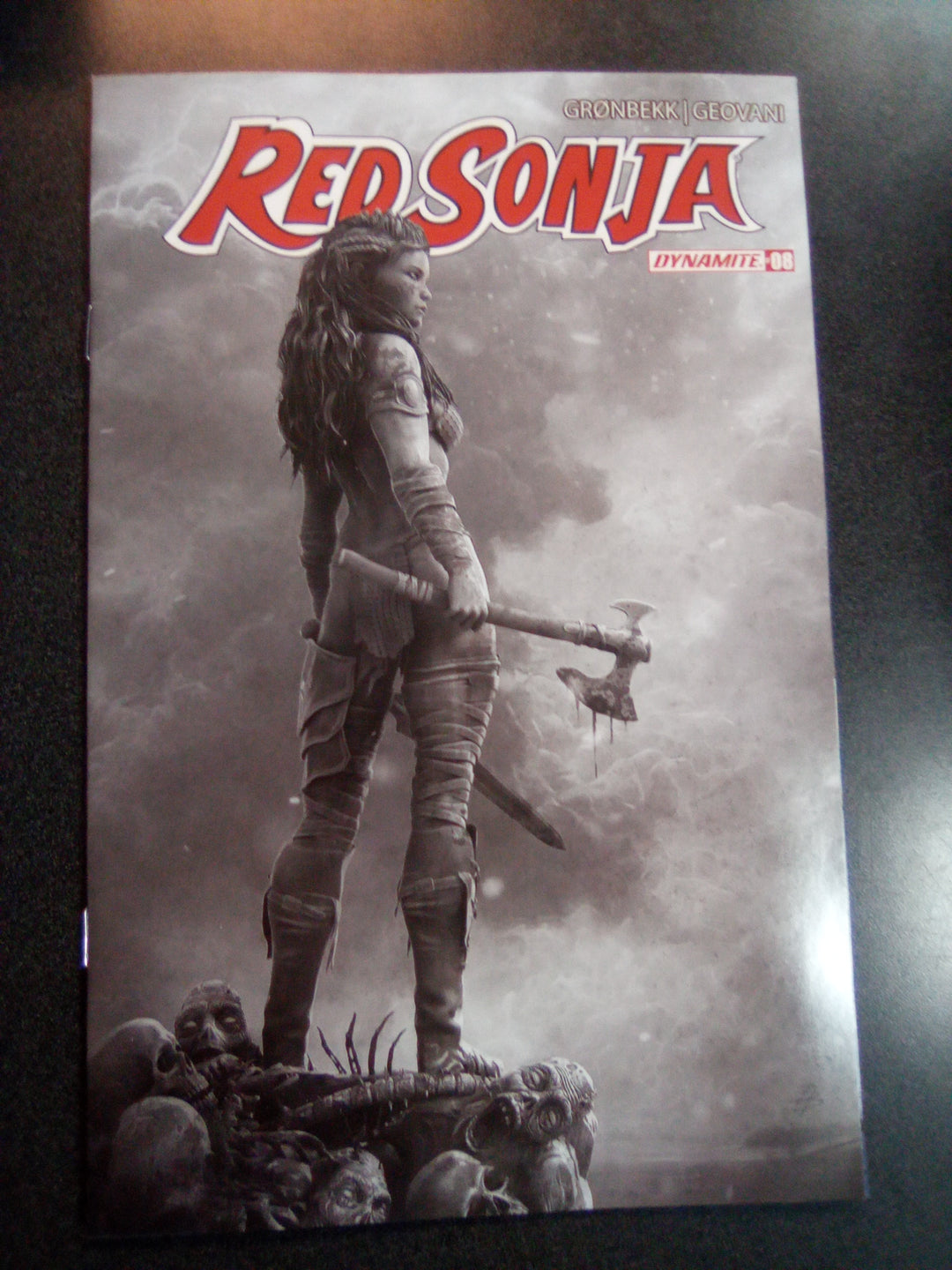 Red Sonja 2023 #8 Cover O 10 Copy Foc Variant Edition Barends Black & White