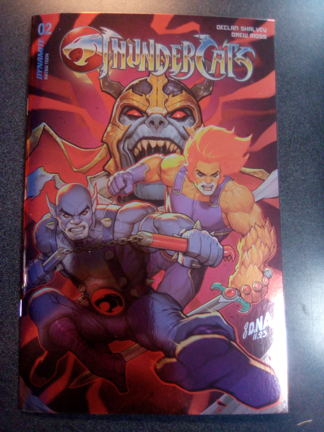 Thundercats #2 Cover V 50 Copy Variant Edition Nakayama Foil Virgin