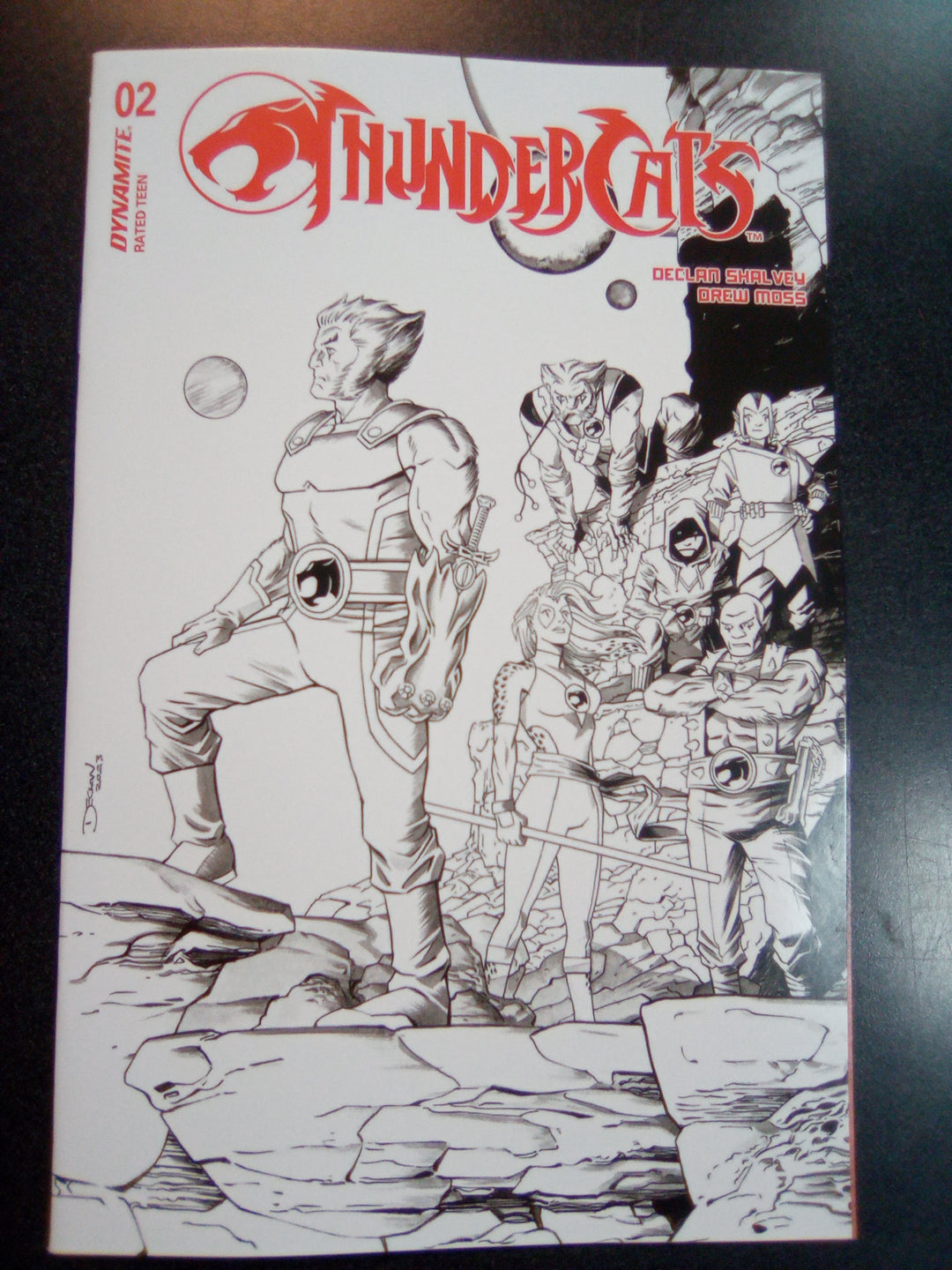 Thundercats #2 Cover L 15 Copy Variant Edition Shalvey Line Art