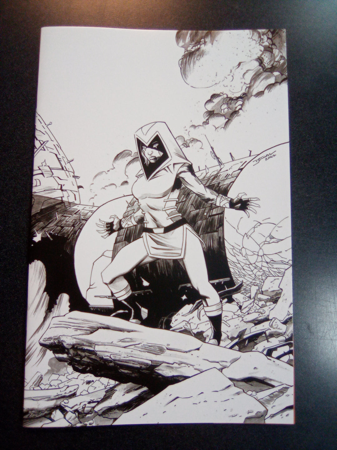 Thundercats #2 Cover Ze 11 Copy Foc Variant Edition Shalvey Calica Black & White Vi