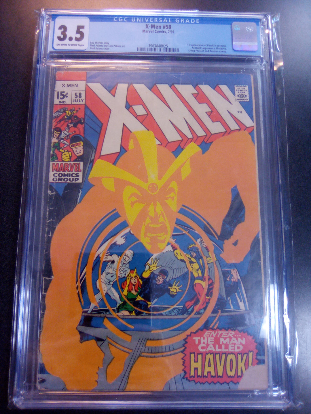 X-Men #58 CGC 3.5