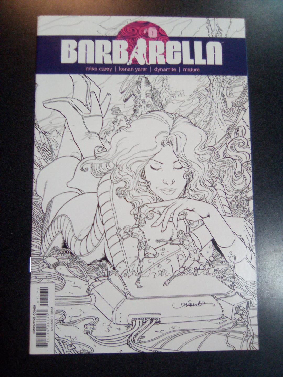 Barbarella #7 1:20 Daniel HDR B&W Variant