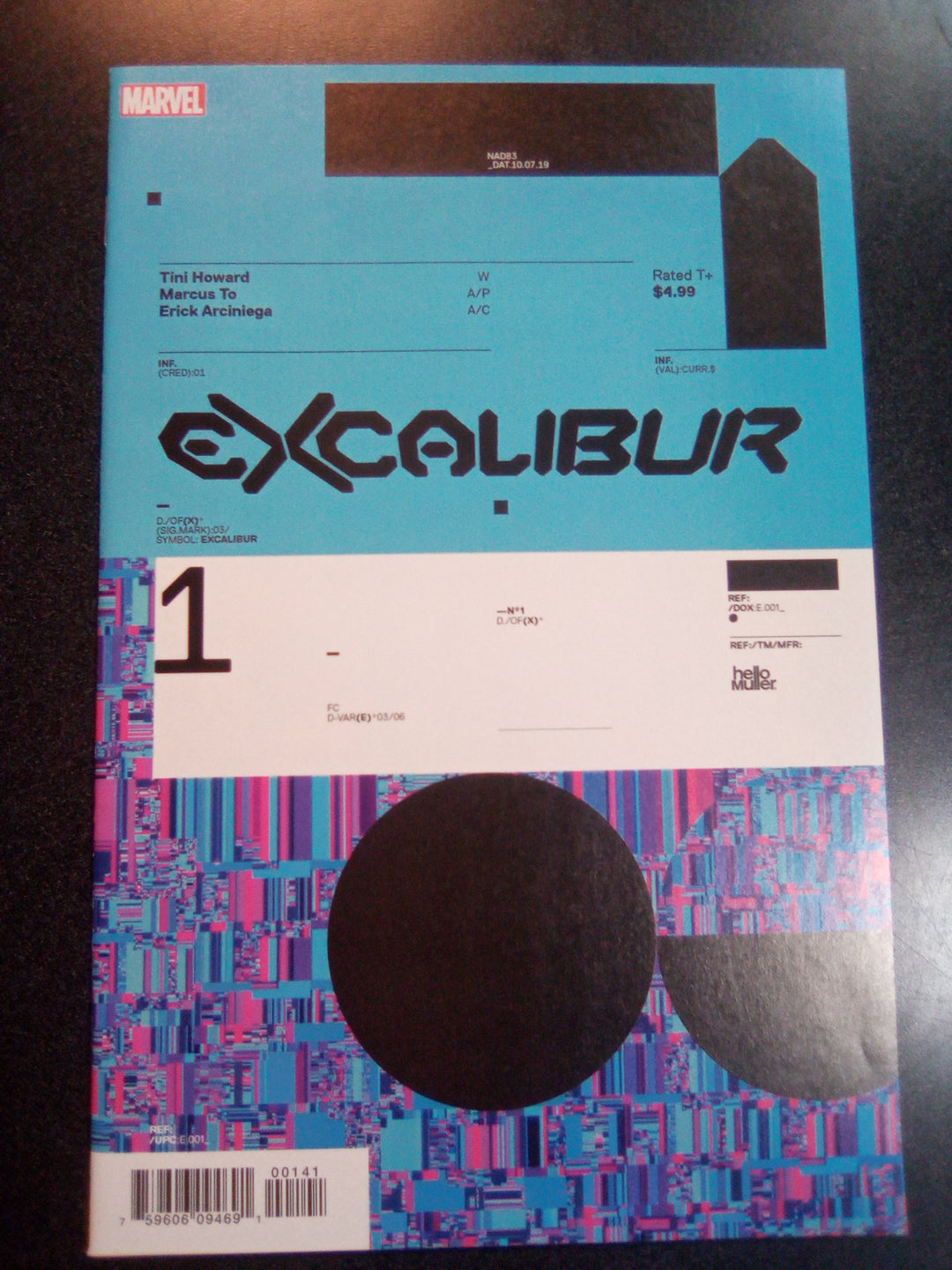 Excalibur #1 1:10 Tom Muller Design Variant