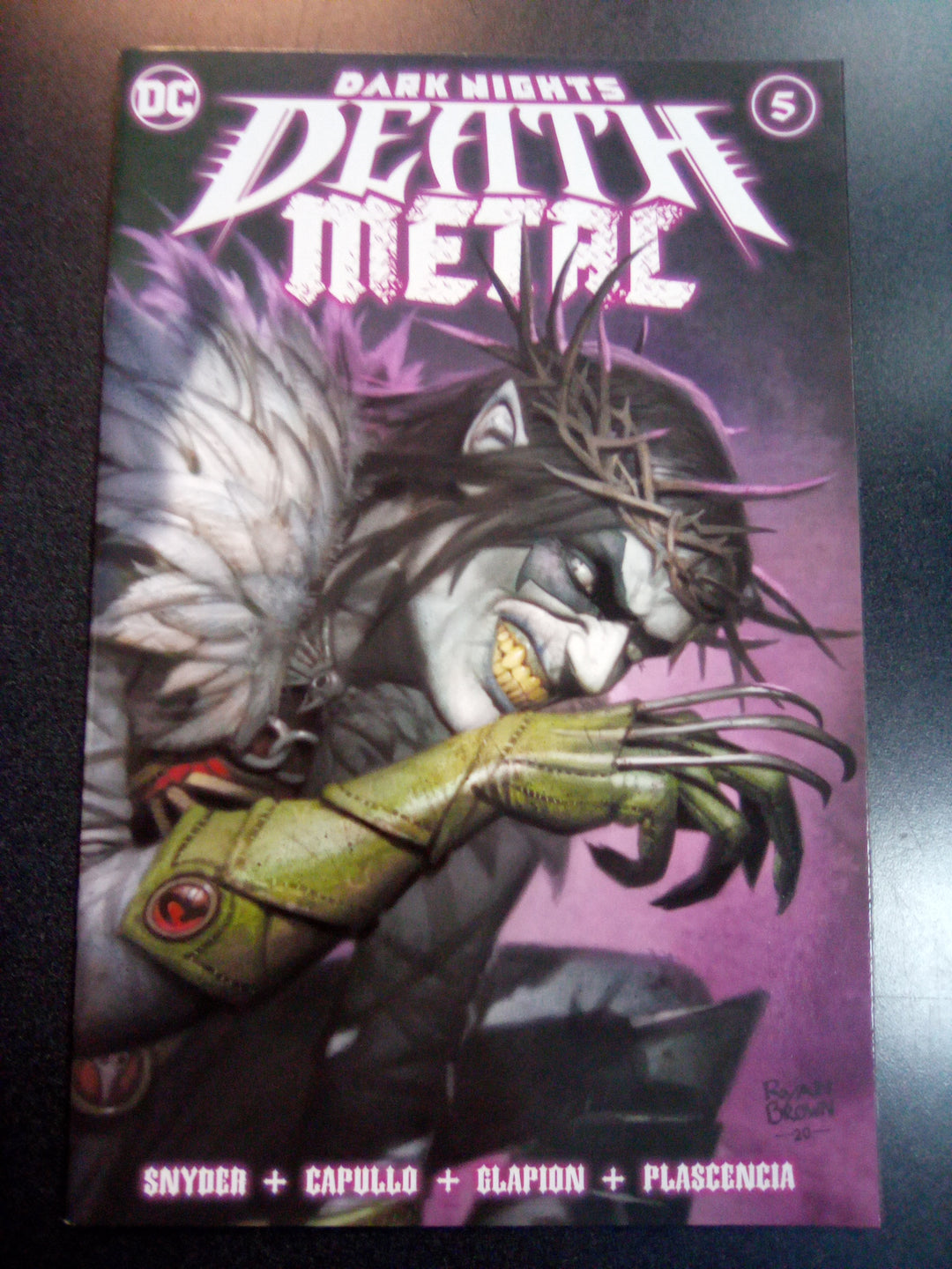 Dark Nights Death Metal #5 Ryan Brown Trade Dress Variant