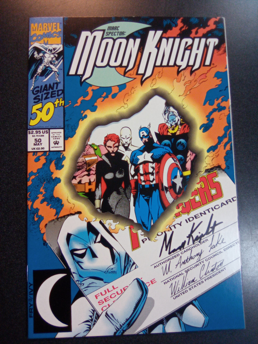 Marc Spector Moon Knight #50 NM