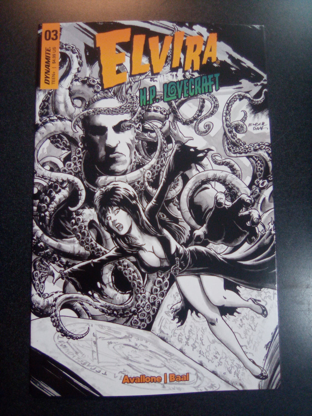 Elvira Meets Hp Lovecraft #3 Cover I 7 Copy Foc Variant Edition Baal Line