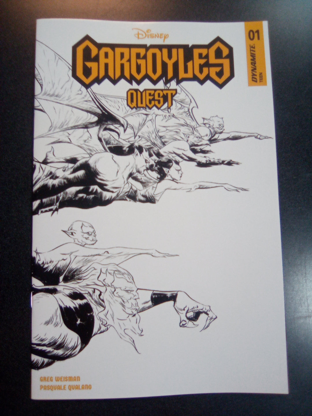 Gargoyles Quest #1 Cover G 10 Copy Variant Edition Lee Line Art
