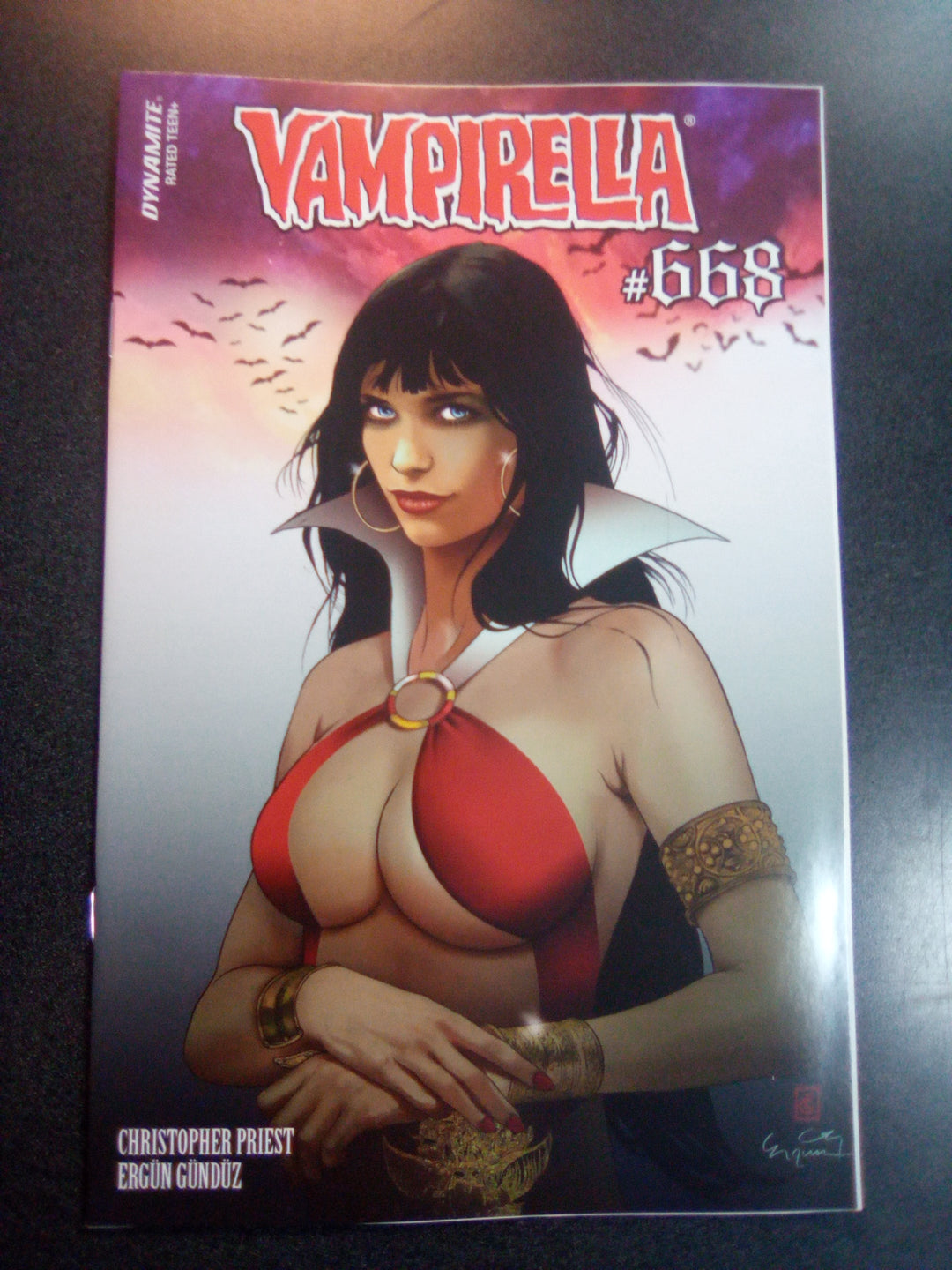 Vampirella #668 Cover F 7 Copy Variant Edition Gunduz Original