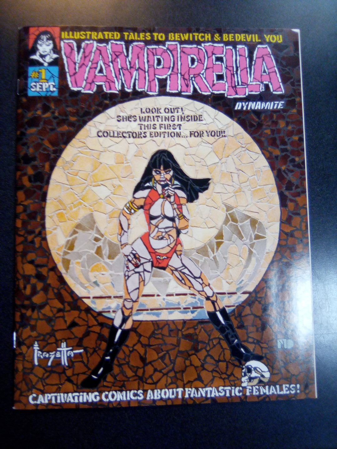 Vampirella Magazine #1 Facsimile Edition Frazettta Homage Cover
