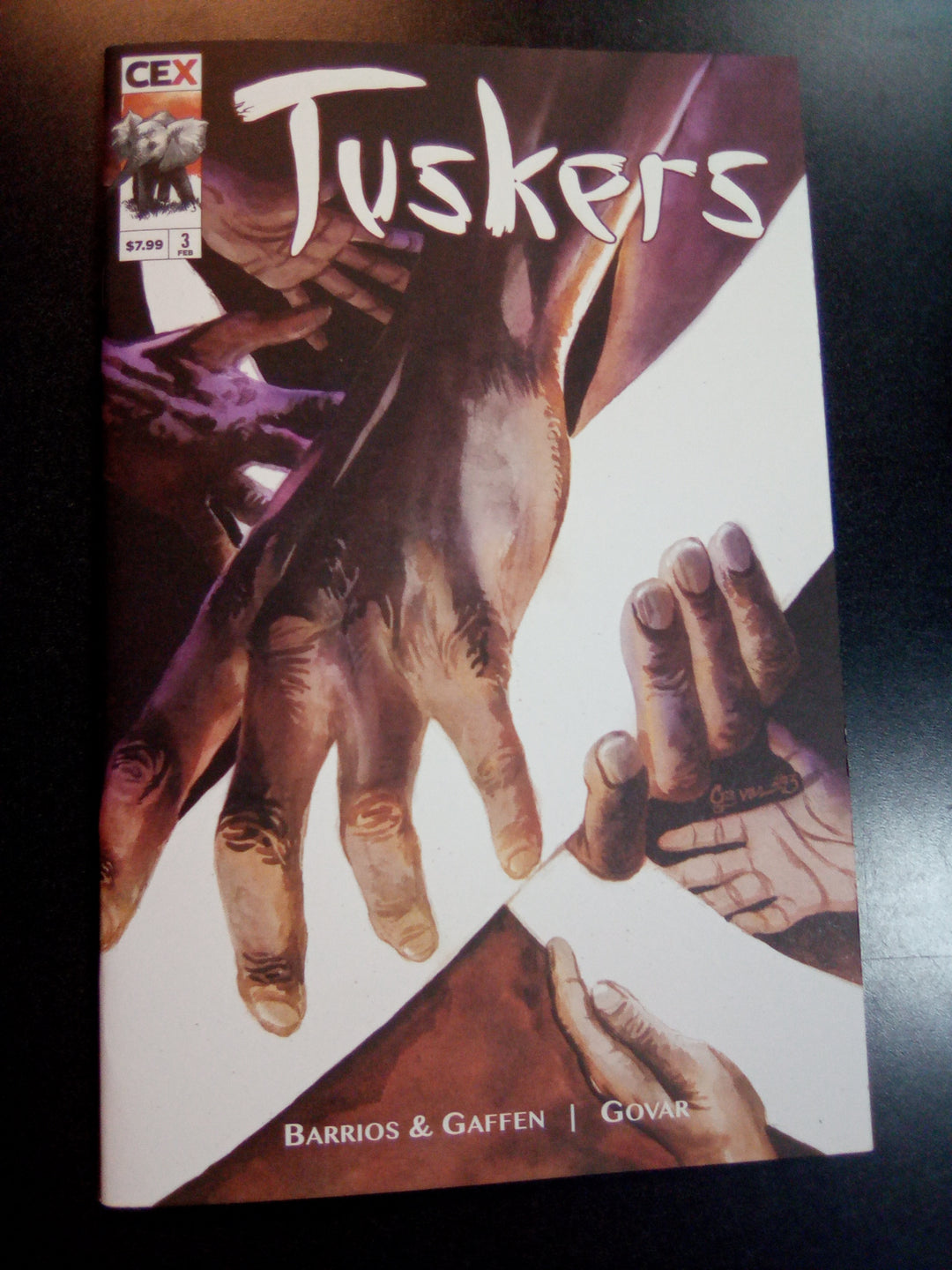 Tuskers #3 (Of 3) Cover A Daniel Govar Card Stock
