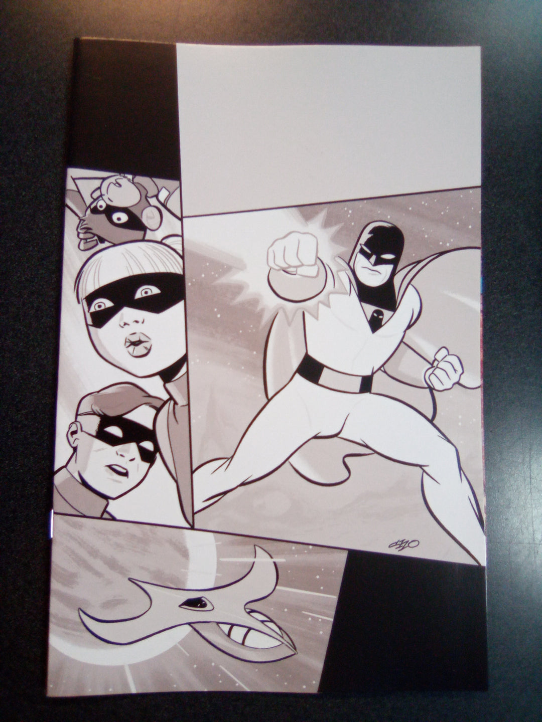 Space Ghost #1 Cover P 30 Copy Variant Edition Cho Line Art Virgin