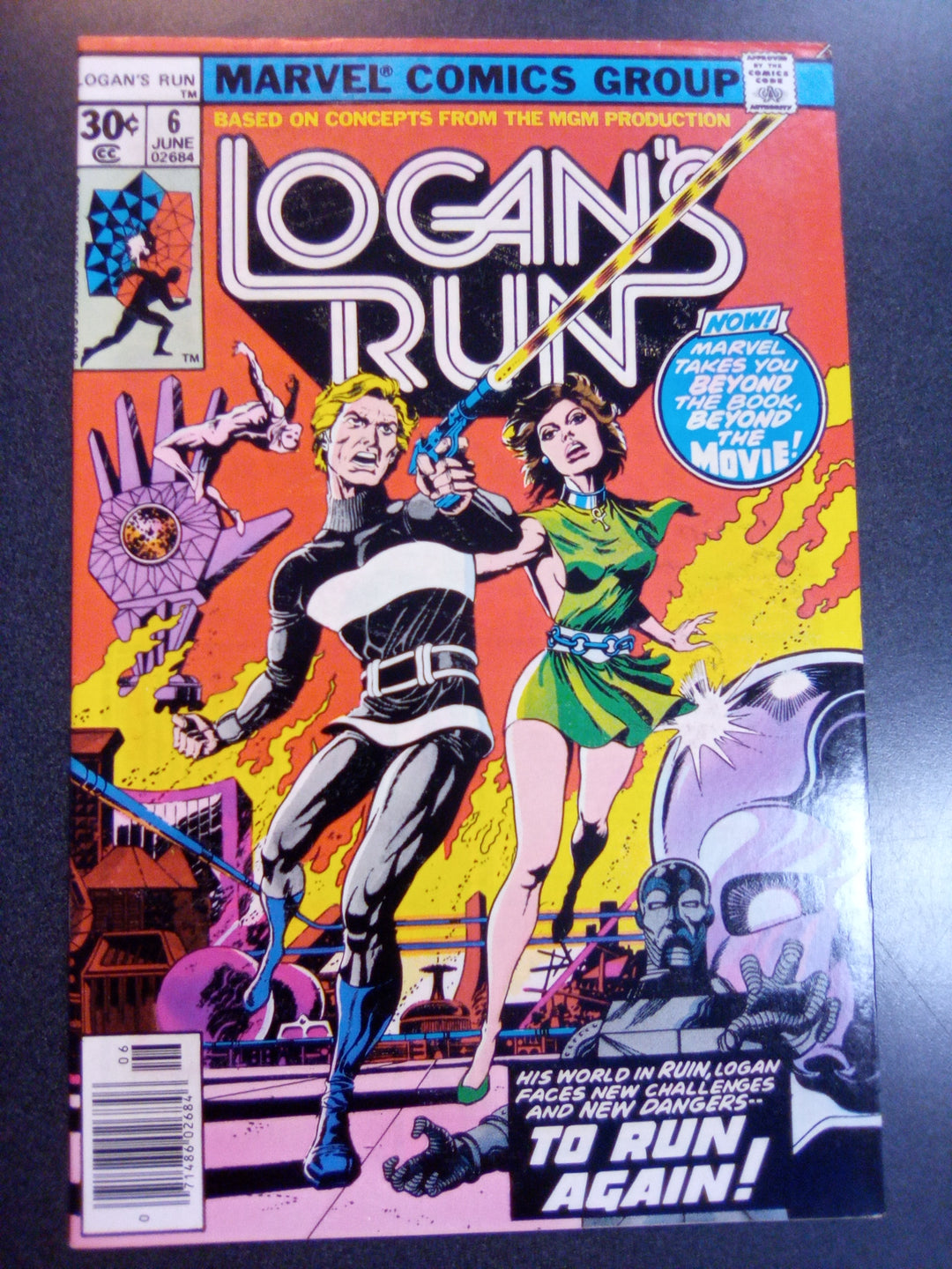 Logan's Run #6 (1977, Newsstand) VF+