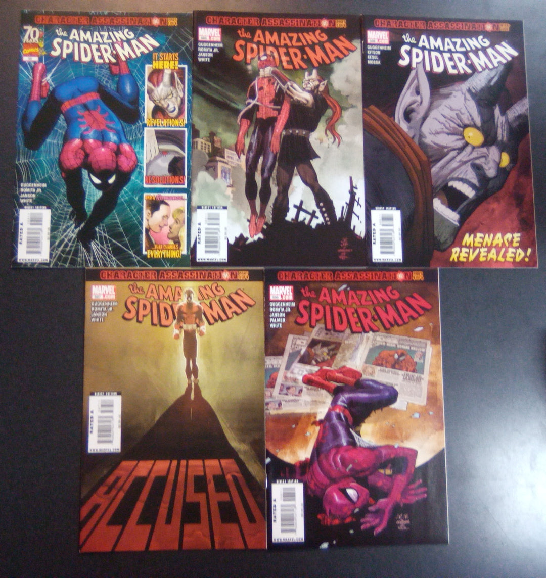 Amazing Spider-Man Character Assassination (#584-588) Complete Set NM