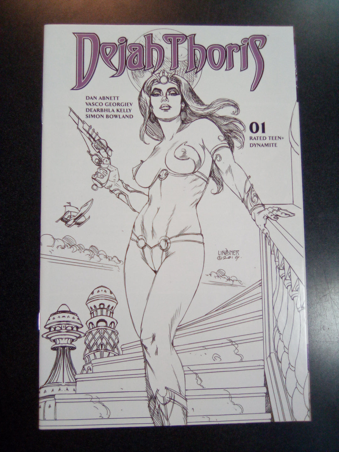 Dejah Thoris (2019) #1 1:20 Linsner B&W Variant