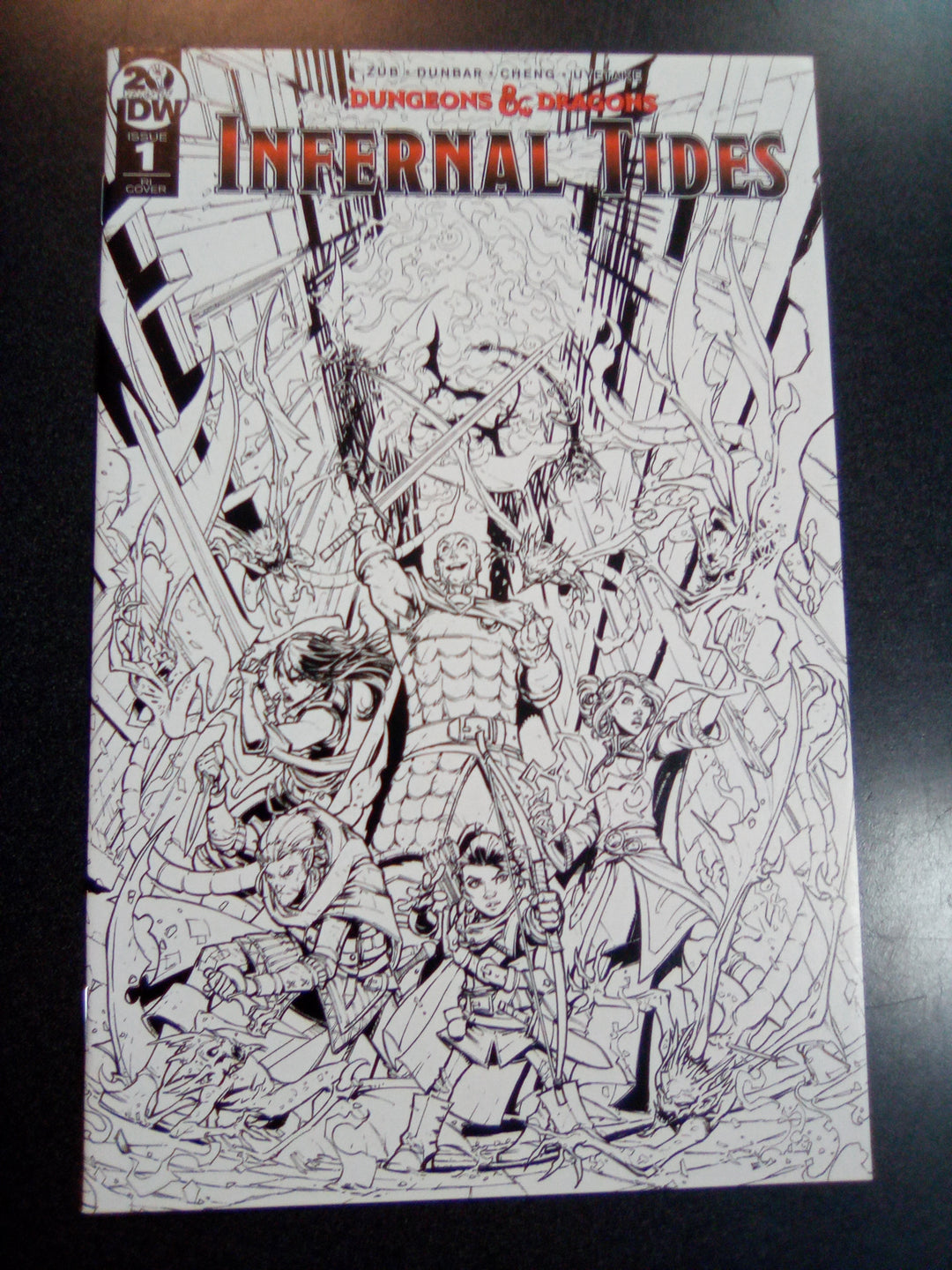 Dungeons & Dragons Infernal Tides #1 1:10 Dunbar Variant