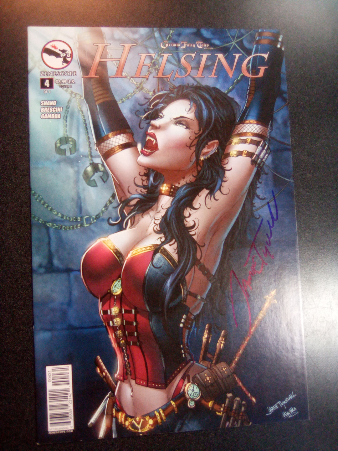 Grimm Fairy Tales Helsing #4 Cover C Signed by Jamie Tyndall