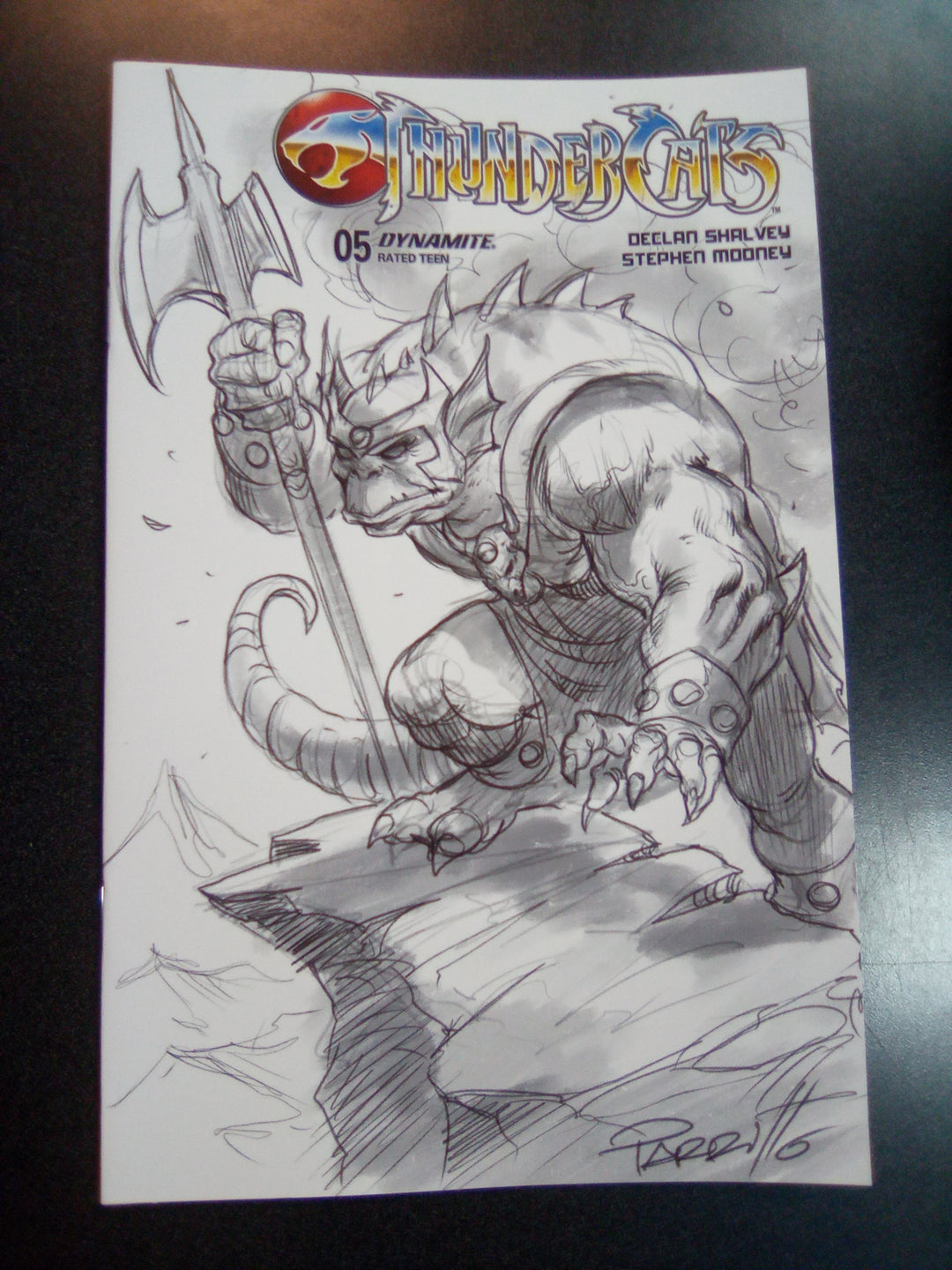 Thundercats #5 Cover O 15 Copy Variant Edition Parrillo Black & White