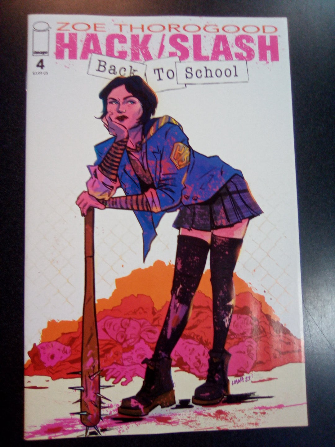 Hack Slash Back To School #4 (Of 4)  Cover B Liana Kangas Variant