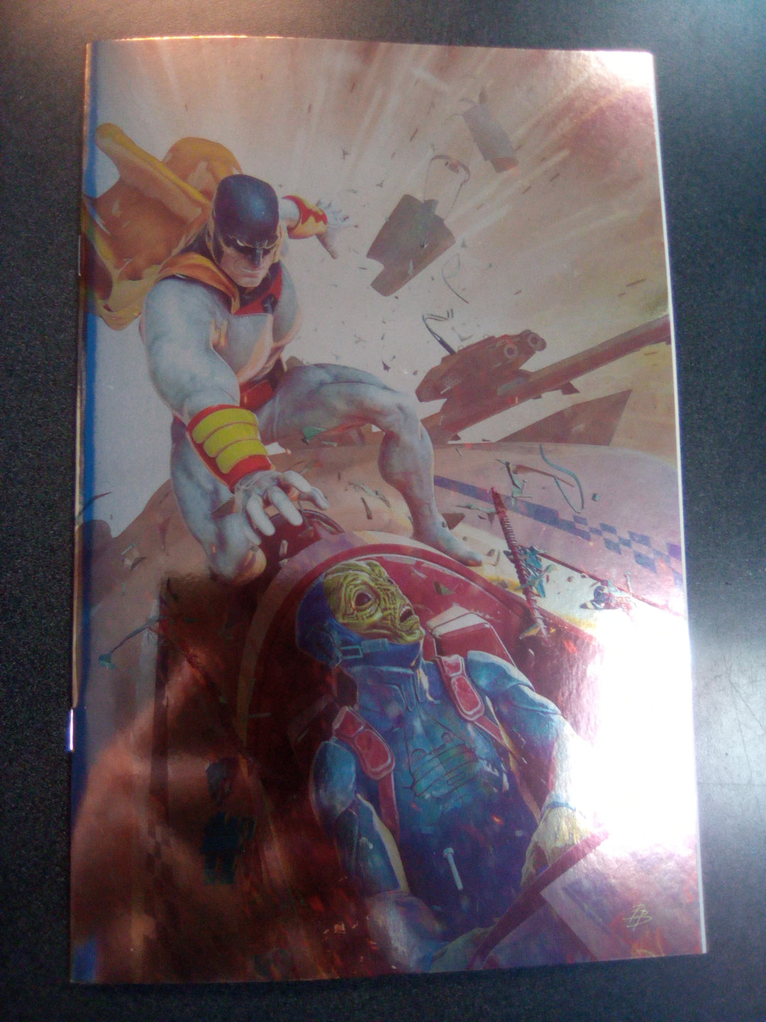 Space Ghost #3 Cover W 10 Copy Foc Variant Edition Barends Foil Virgin (C