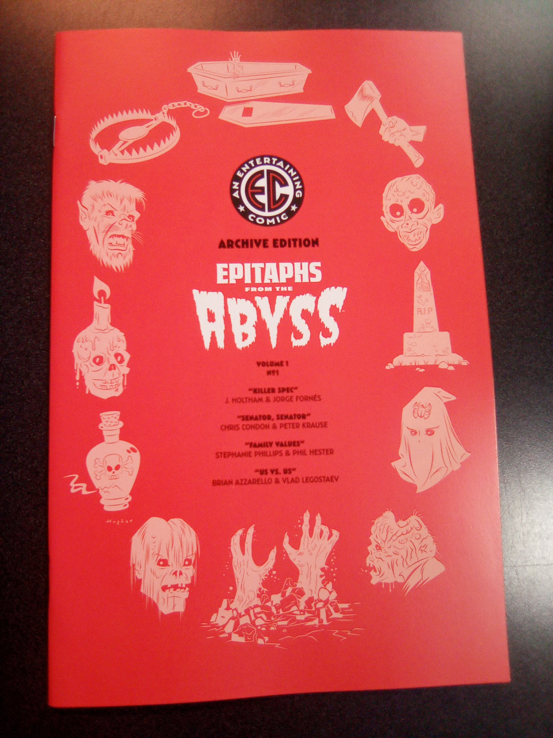 EC Epitaphs From The Abyss #1 (Of 5) Cover H 1 in 50 Inc Rian Hughes EC Archive Edition Variant