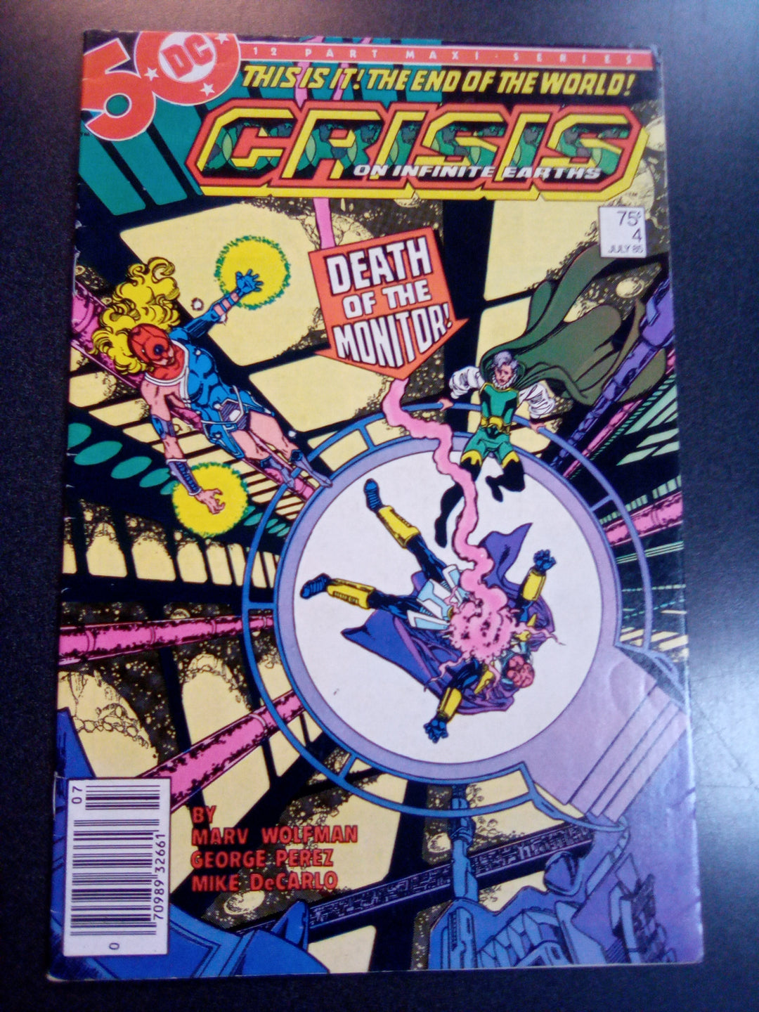 Crisis on Infinite Earths #4 (1985, Newsstand) VF